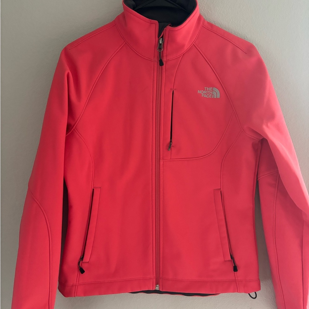 The North Face women's Full Zip Apex Bionic Coral Jacket